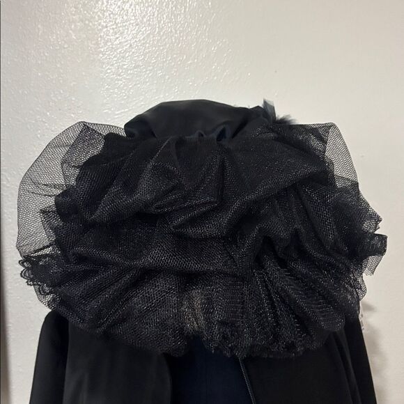 Ladies Black Victorian Touring Hat w/Black Roses main image 5